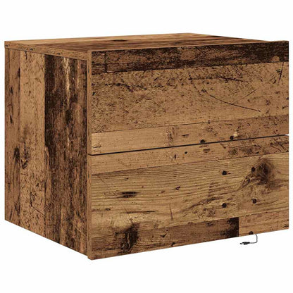 Armadio da Notte 2 pcs Legno vecchio 50 x 39 x 41 cm