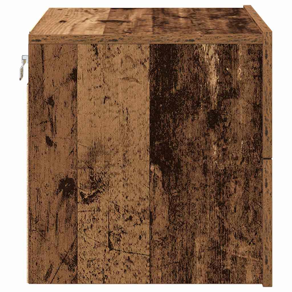 Armadio da Notte 2 pcs Legno vecchio 50 x 39 x 41 cm