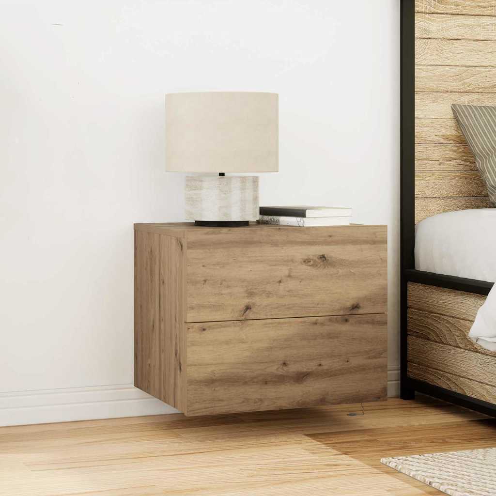 Armadio da Notte Rovere artigianale 50 x 39 x 41 cm | homemem39