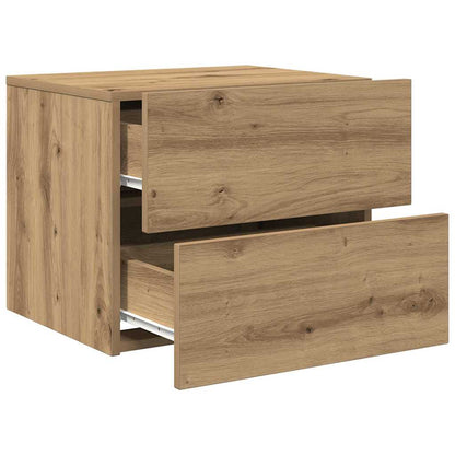 Armadio da Notte Rovere artigianale 50 x 39 x 41 cm | homemem39