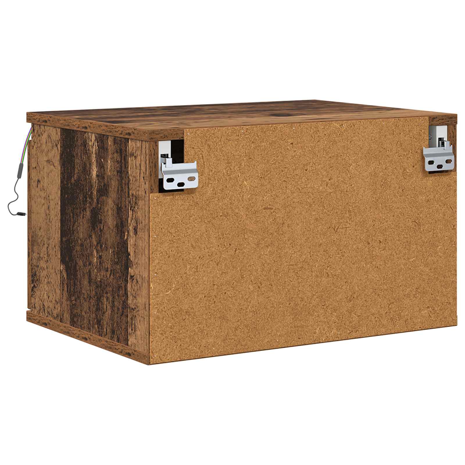 Mobiletto da comodino a parete Legno vecchio 50 x 36 x 30 cm | homemem39