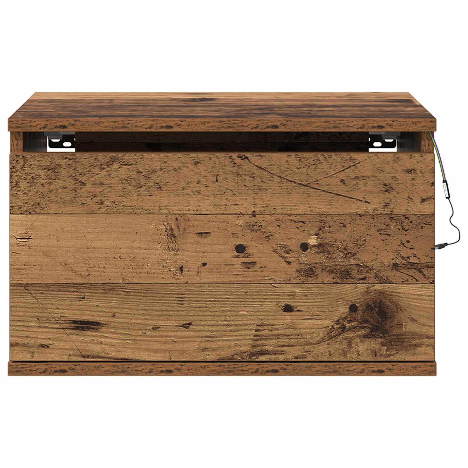 Mobiletto da comodino a parete Legno vecchio 50 x 36 x 30 cm | homemem39