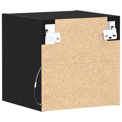 Set mobile TV 2 pcs Nero 30 x 28,5 x 30 cm Legno multistrato