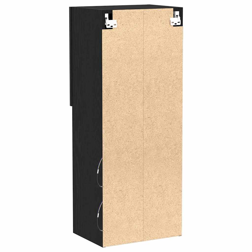 Set mobile TV Rovere Nero 40,5 x 30 x 102 cm Legno multistrato