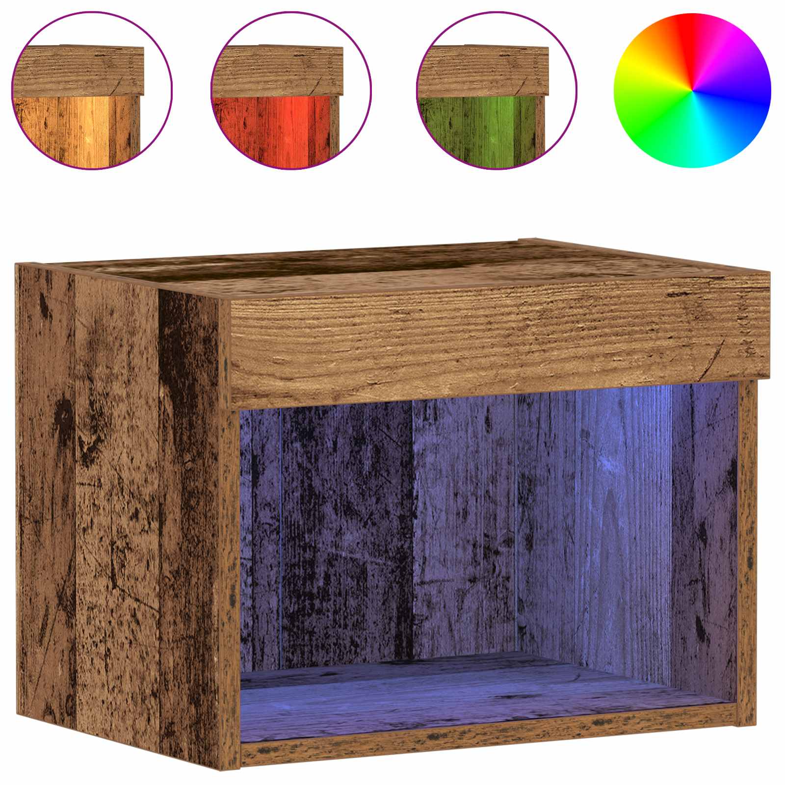 Set mobile TV Legno vecchio 40 x 30 x 30 cm Legno multistrato | homemem39