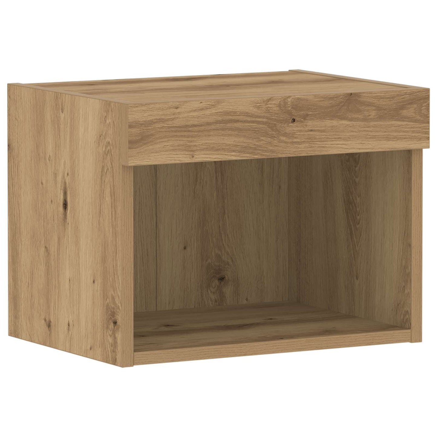 Set mobile TV con led Rovere artigianale 40 x 30 x 30 cm