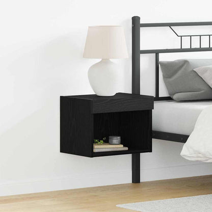 Set mobile TV Rovere Nero 40 x 30 x 30 cm Legno multistrato