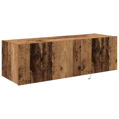 Mobile TV da parete 2 pcs Legno vecchio 100 x 35 x 31 cm
