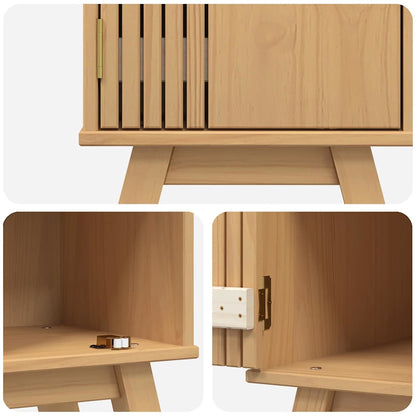Mobile da Bagno con lo scaffale Olden Marrone 35 x 30 x 159 cm | homemem39