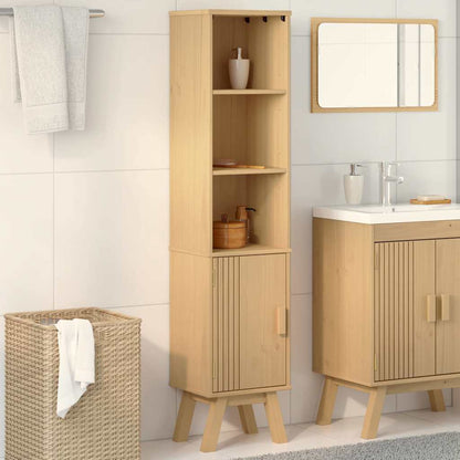 Mobile da Bagno con lo scaffale Olden Marrone 35 x 30 x 159 cm | homemem39