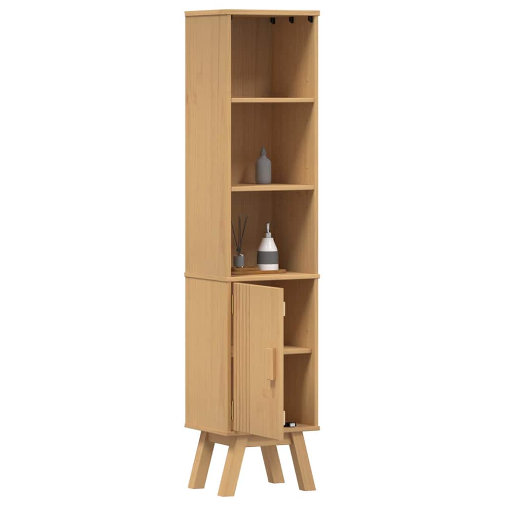 Mobile da Bagno con lo scaffale Olden Marrone 35 x 30 x 159 cm | homemem39