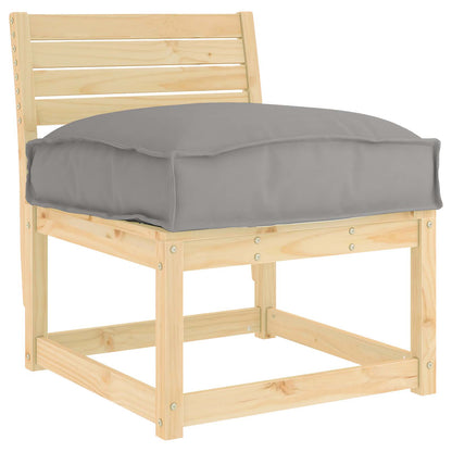 Cuscino Grigio 50 x 50 x 12 cm Tessuto Oxford | homemem39
