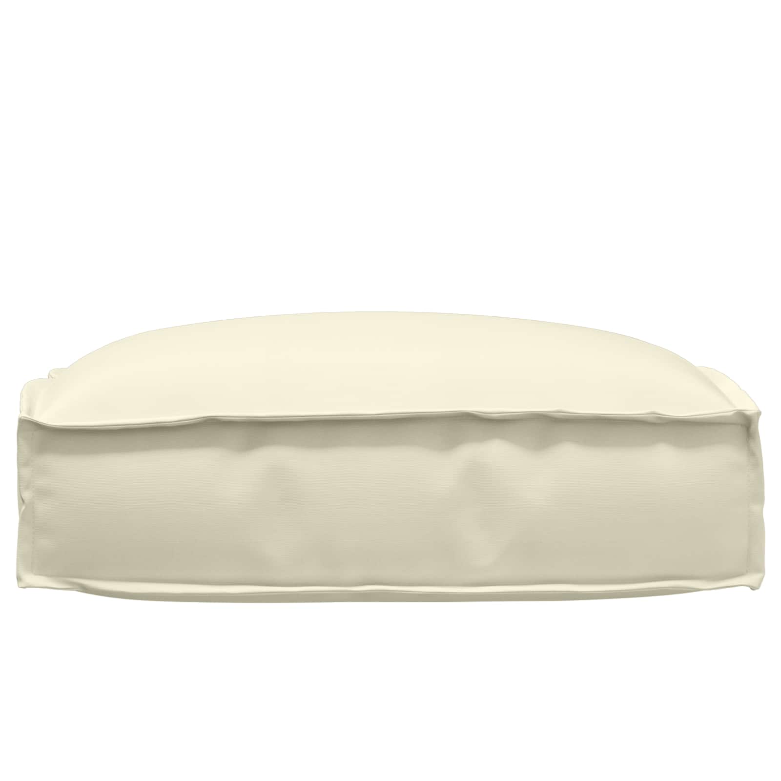 Cuscino Crema 50 x 50 x 12 cm Tessuto Oxford | homemem39