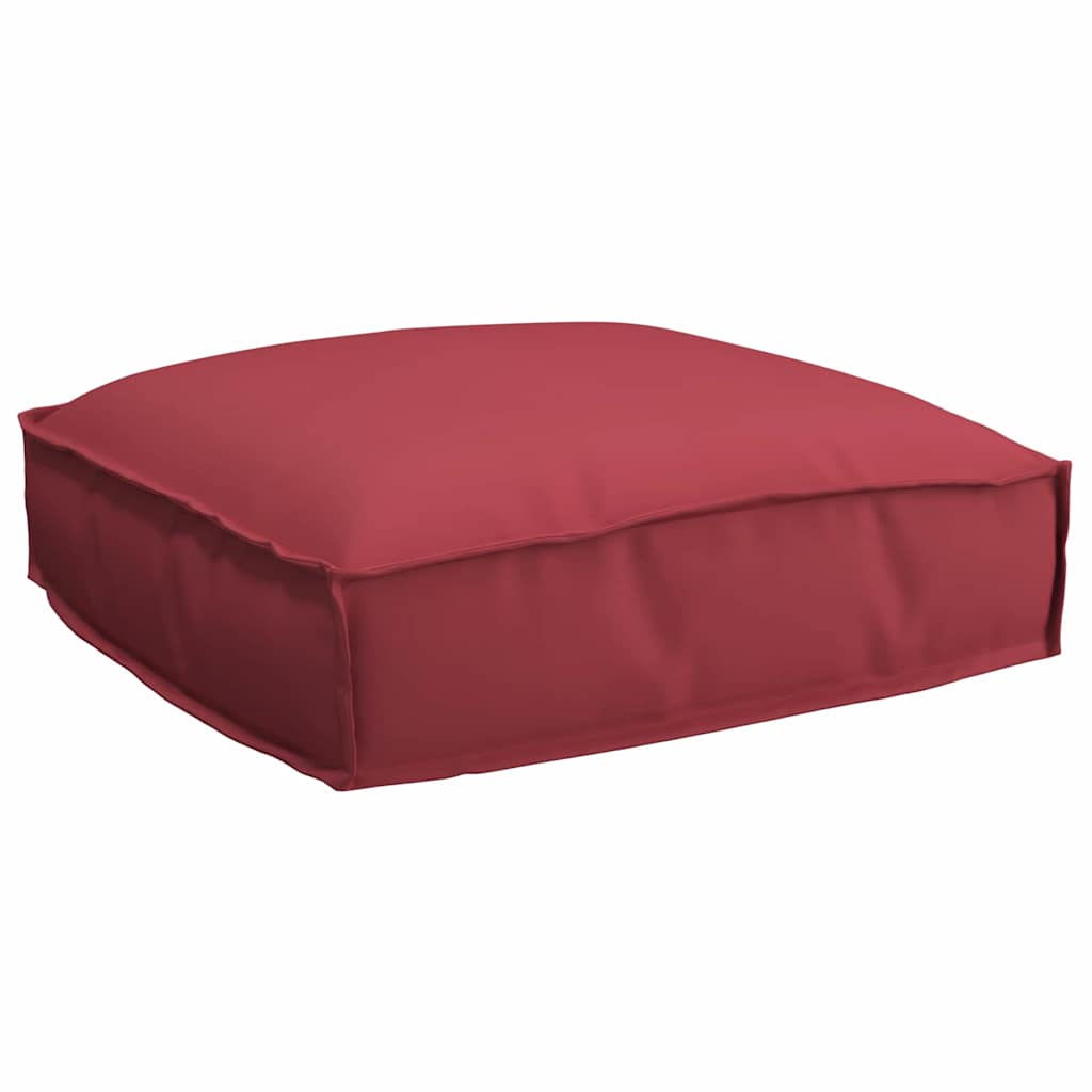 Cuscino Rosso Vino 50 x 50 x 12 cm Tessuto Oxford | homemem39