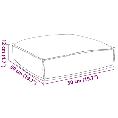 Cuscino Rosso Vino 50 x 50 x 12 cm Tessuto Oxford | homemem39