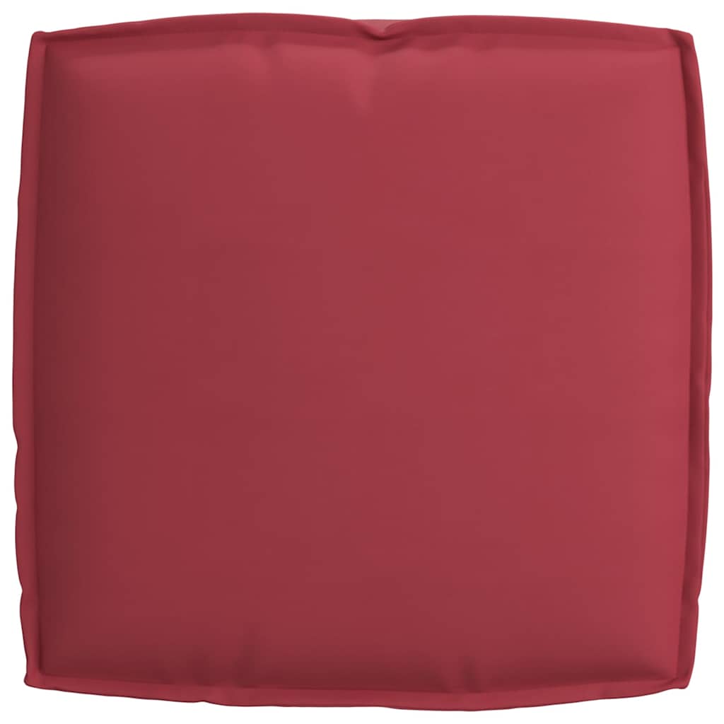 Cuscino Rosso Vino 50 x 50 x 12 cm Tessuto Oxford | homemem39