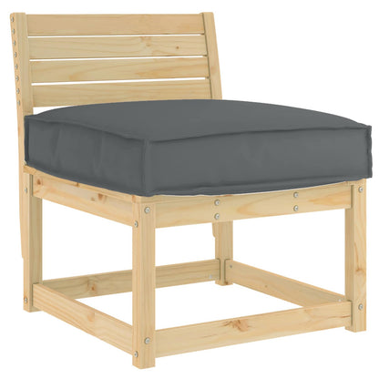 Cuscino Antracite 60 x 60 x 12 cm Tessuto Oxford