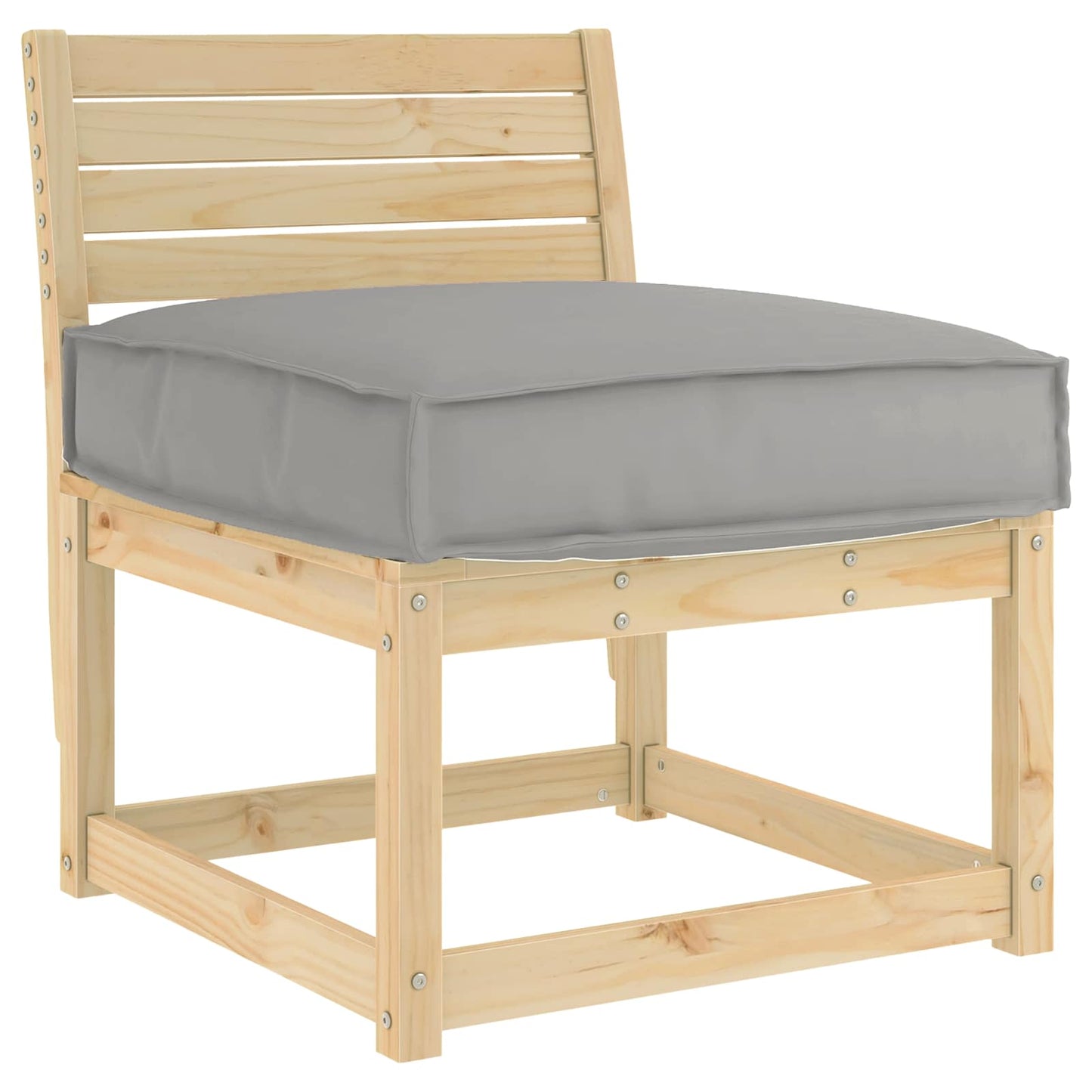 Cuscino Grigio 60 x 60 x 12 cm Tessuto Oxford | homemem39