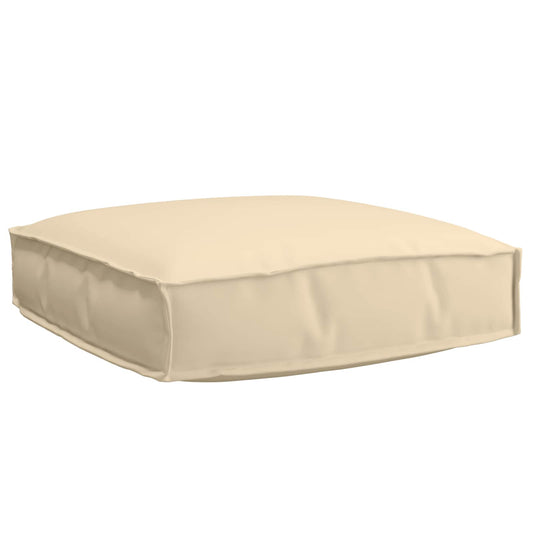 Cuscino Tessuto Oxford Beige 60 x 60 x 12 cm | homemem39