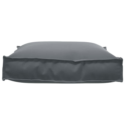 Cuscino Antracite 70 x 70 x 12 cm Tessuto Oxford | homemem39