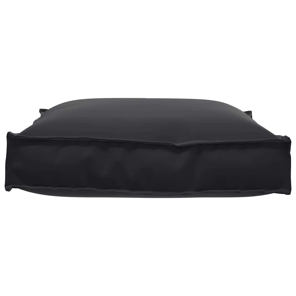 Cuscino Nero 70 x 70 x 12 cm Tessuto Oxford | homemem39