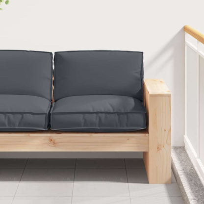 Cuscino Antracite 80 x 80 x 12 cm Tessuto Oxford