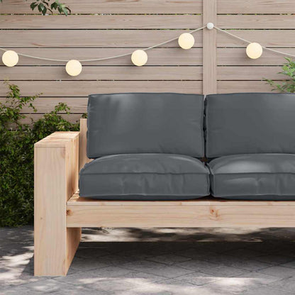 Cuscino Antracite 80 x 80 x 12 cm Tessuto Oxford | homemem39