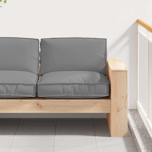 Cuscino Grigio 80 x 80 x 12 cm Tessuto Oxford | homemem39