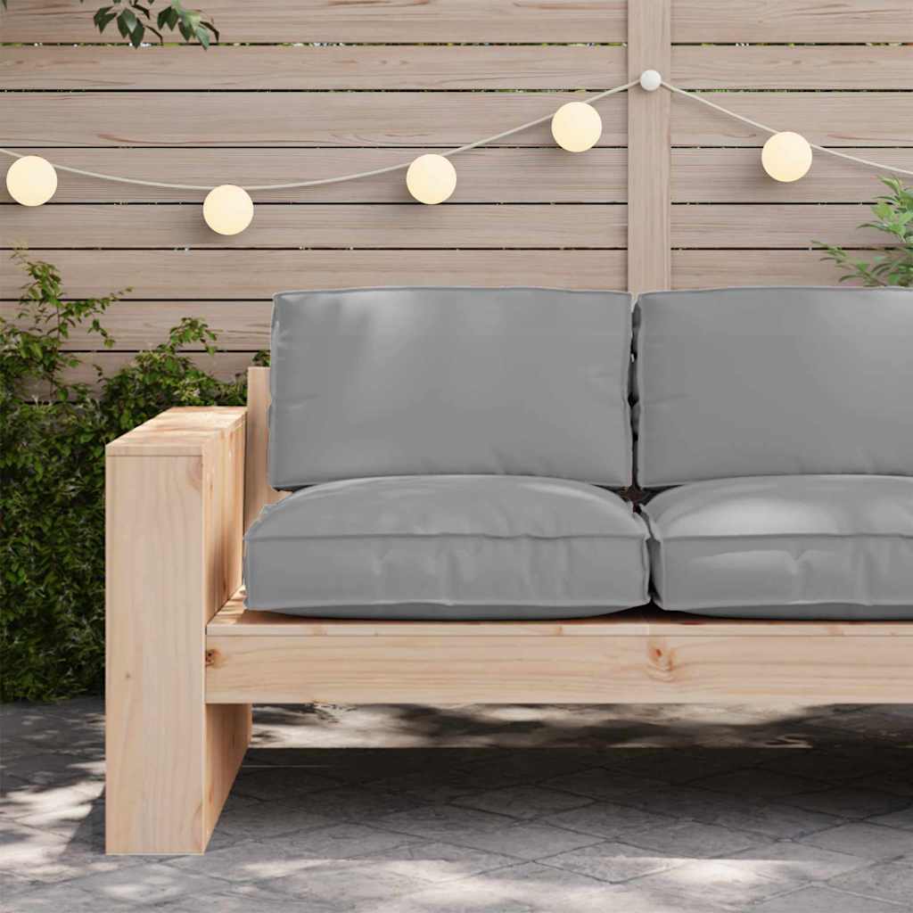 Cuscino Grigio 80 x 80 x 12 cm Tessuto Oxford