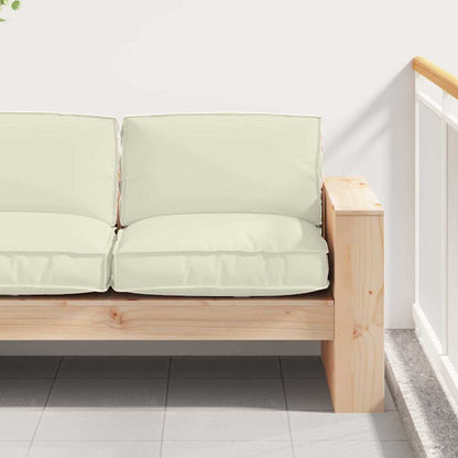 Cuscino Crema 80 x 80 x 12 cm Tessuto Oxford | homemem39