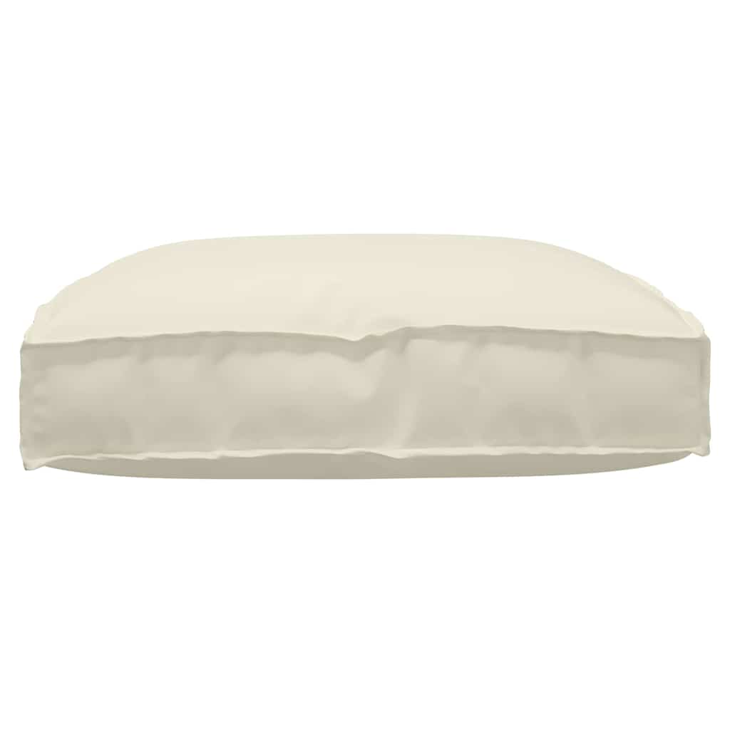 Cuscino Crema 80 x 80 x 12 cm Tessuto Oxford | homemem39