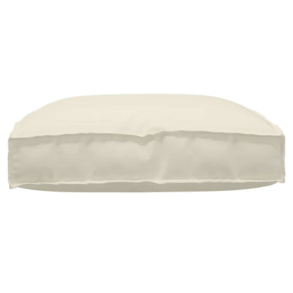 Cuscino Crema 80 x 80 x 12 cm Tessuto Oxford | homemem39