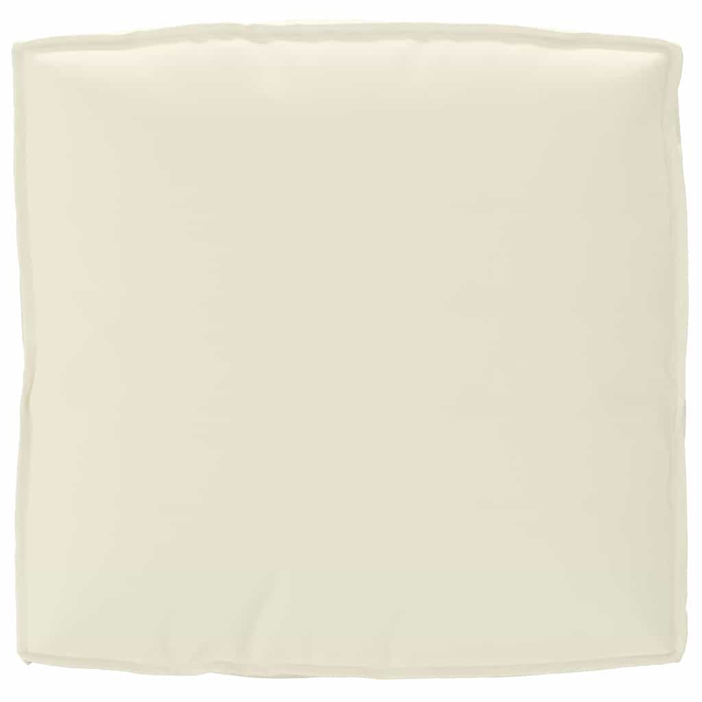 Cuscino Crema 80 x 80 x 12 cm Tessuto Oxford | homemem39