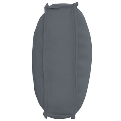 Cuscino Antracite 70 x 40 x 12 cm Tessuto Oxford | homemem39