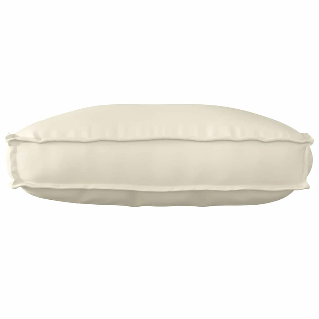 Cuscino Crema 70 x 40 x 12 cm Tessuto Oxford