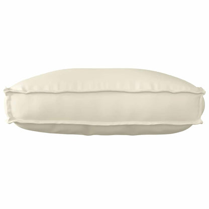 Cuscino Crema 70 x 40 x 12 cm Tessuto Oxford