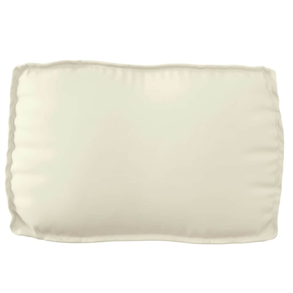 Cuscino Crema 70 x 40 x 12 cm Tessuto Oxford | homemem39