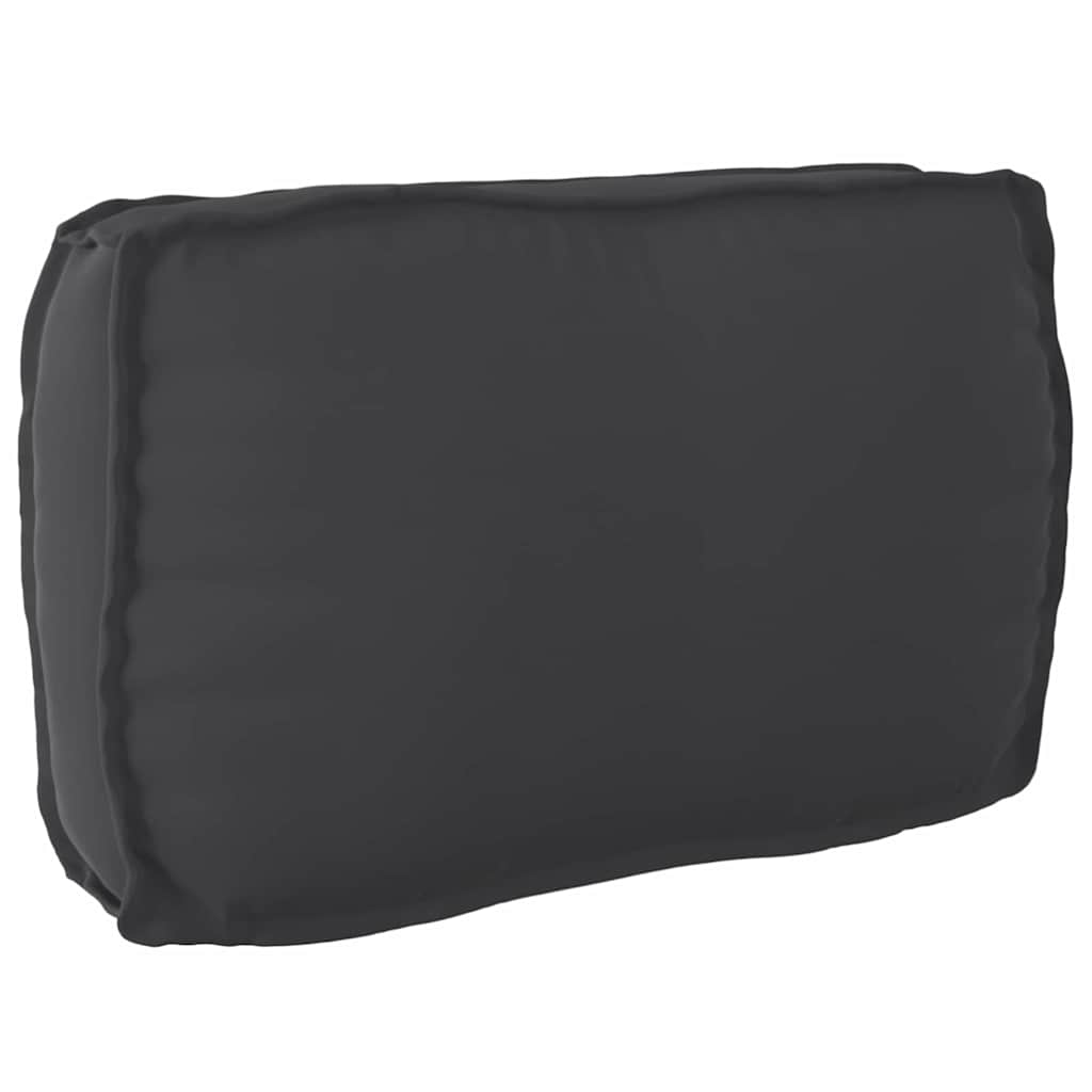 Cuscino Nero 70 x 40 x 12 cm Tessuto Oxford | homemem39