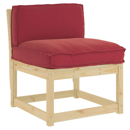 Cuscino Rosso Vino 70 x 40 x 12 cm Tessuto Oxford