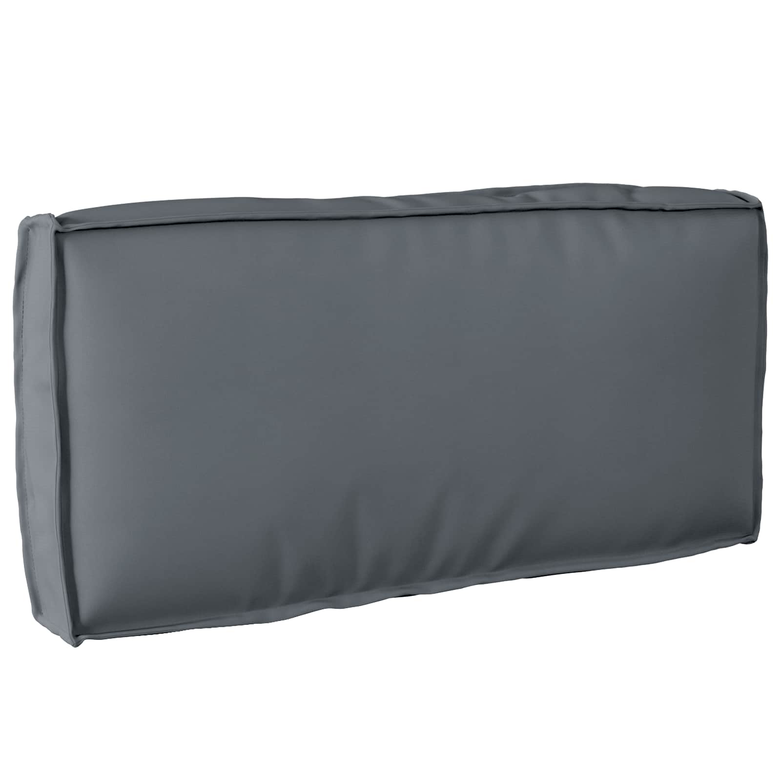Cuscino Antracite 80 x 40 x 12 cm Tessuto Oxford | homemem39