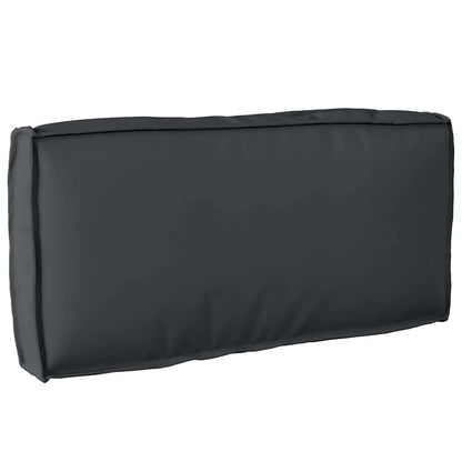 Cuscino Nero 80 x 40 x 12 cm Tessuto Oxford | homemem39