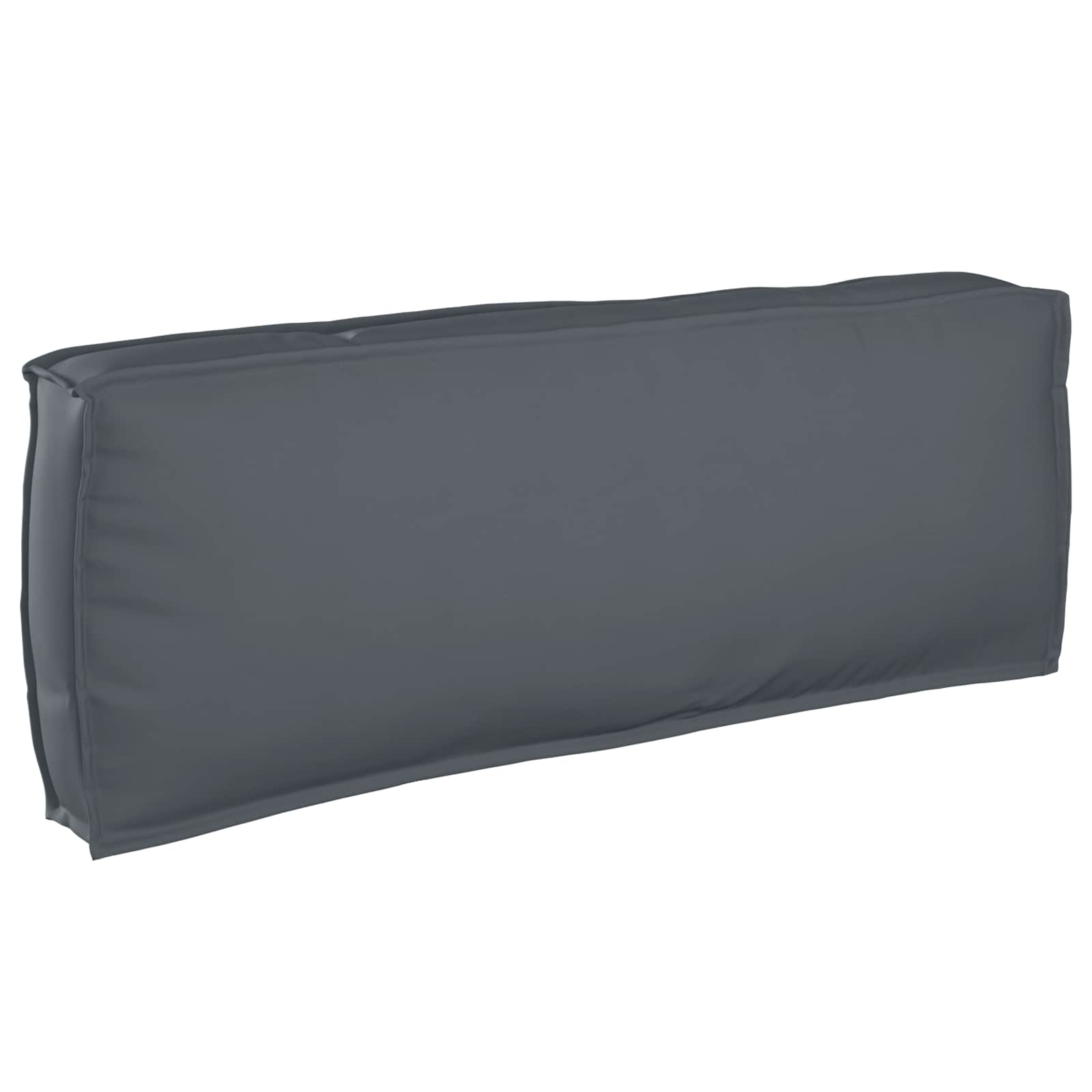 Cuscino Antracite 120 x 40 x 12 cm Tessuto Oxford | homemem39
