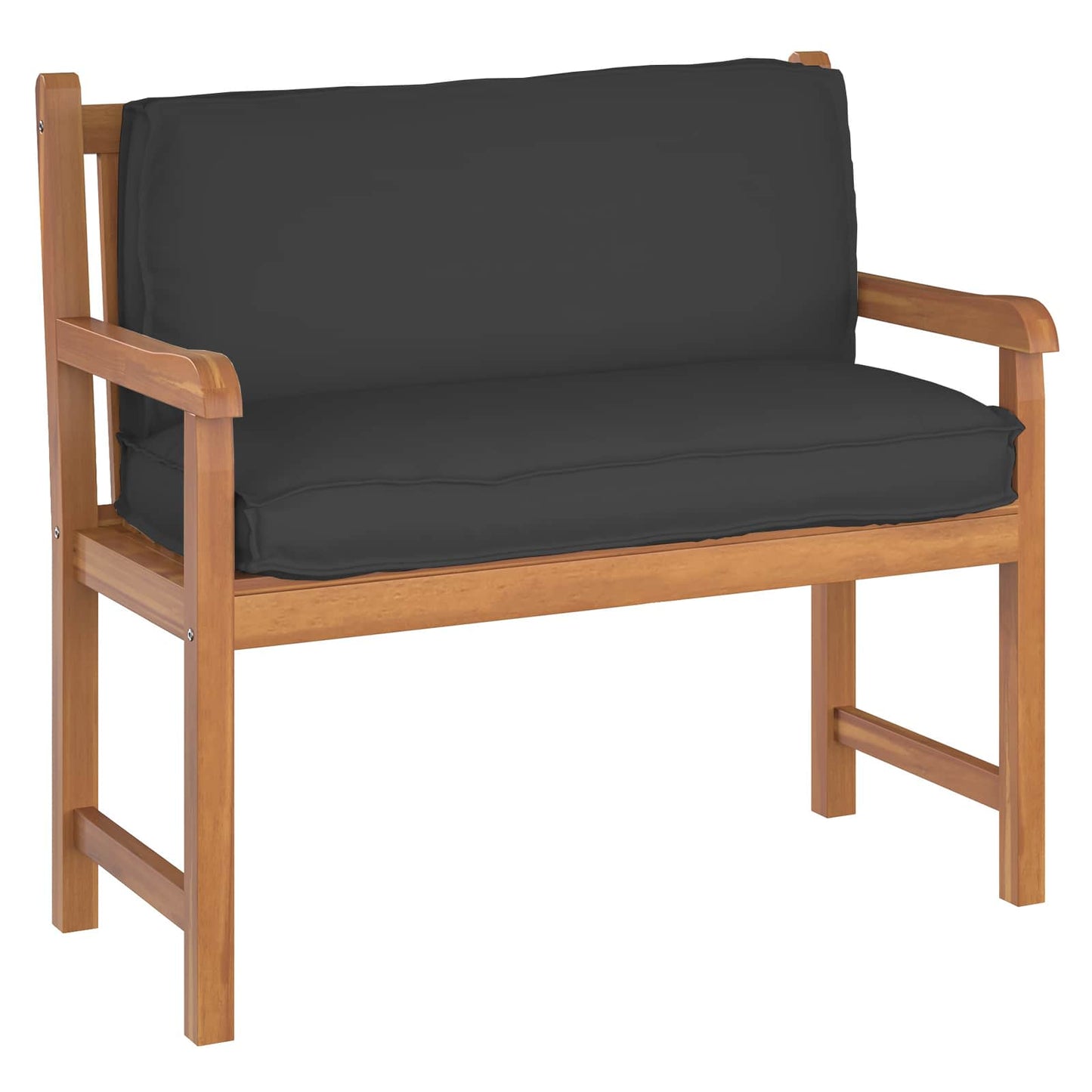 Cuscino Nero 120 x 40 x 12 cm Tessuto Oxford | homemem39