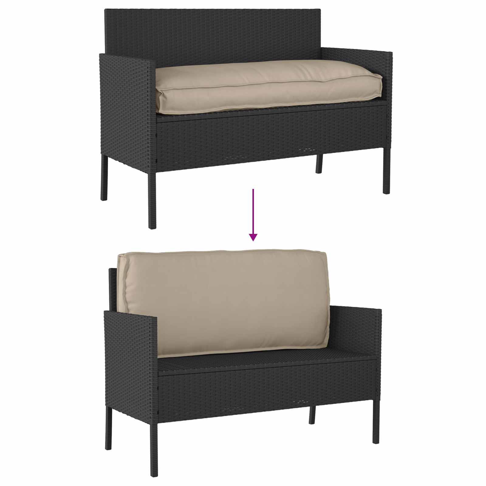 Cuscino Talpa 120 x 50 x 12 cm Tessuto Oxford | homemem39