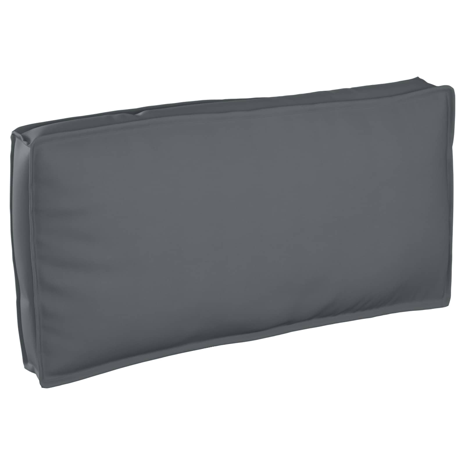 Cuscino Antracite 120 x 60 x 12 cm Tessuto Oxford | homemem39