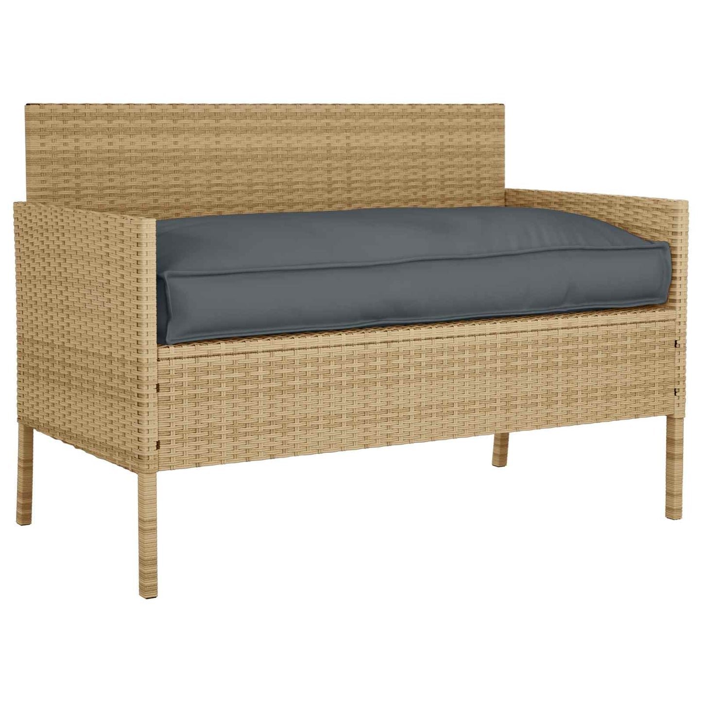 Cuscino Antracite 120 x 60 x 12 cm Tessuto Oxford | homemem39