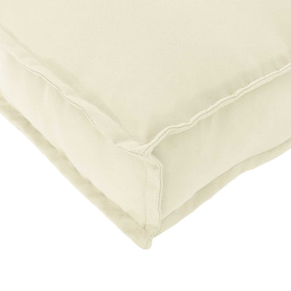 Cuscino Crema 120 x 60 x 12 cm Tessuto Oxford | homemem39