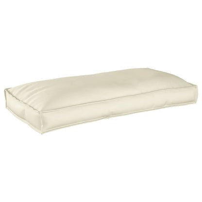 Cuscino Crema 120 x 60 x 12 cm Tessuto Oxford