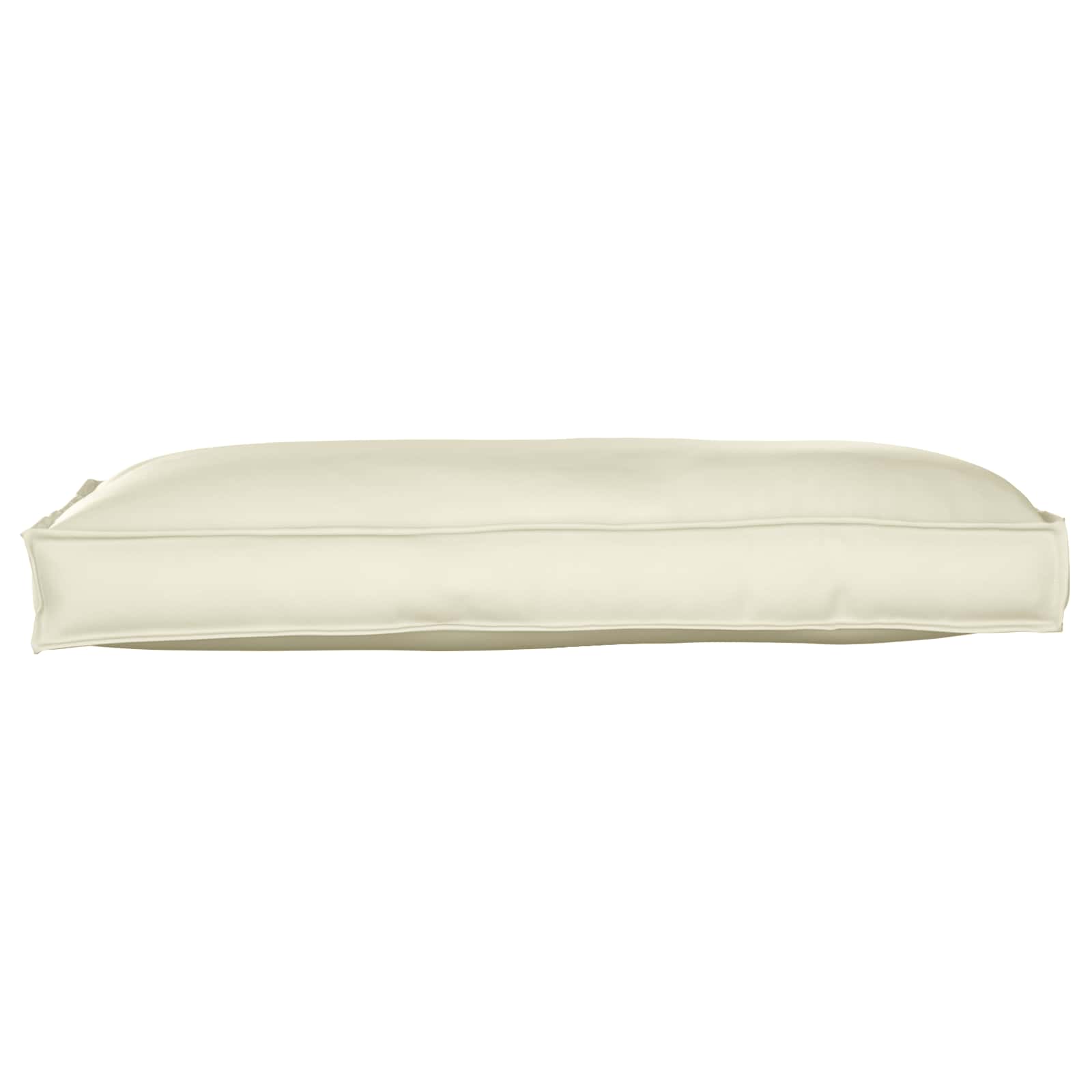 Cuscino Crema 120 x 60 x 12 cm Tessuto Oxford | homemem39