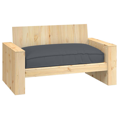 Cuscino Antracite 120 x 80 x 12 cm Tessuto Oxford | homemem39